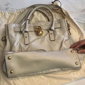 Leather Michael Kors bag.  Gold hardware Great condition